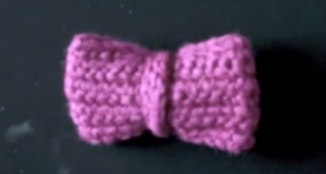 Moños tejidos a crochet