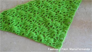 Cómo hacer un abanico triangular a crochet