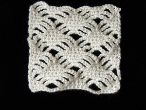 Diamantes apilados en Crochet