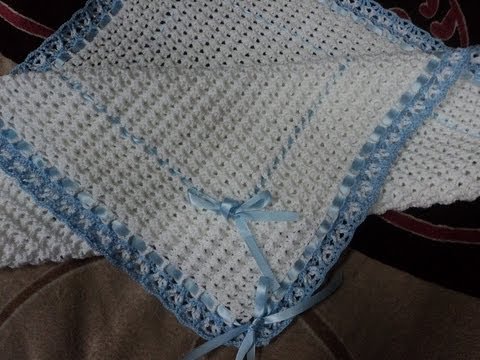 Previsión Víctor Norma Puntada para cobija de bebé a ganchillo - Simple Crochet