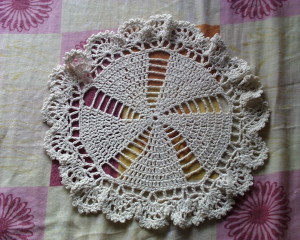 Tejido circular de 8 abanicos a crochet